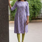 Lavender Berry Bunch Viscose Printed Kurta