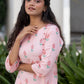 Pink Berry Bunch Viscose Printed Kurta