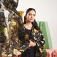 Chamak Black Suit Set with Brasso Dupatta