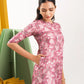 Gulabi Pastel Pink Floral Printed Co-Ord Set