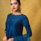 Thuli Suit Set with Organza Dupatta