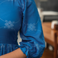 Bluebell Grace Viscose Dress with Shoulder Elastic