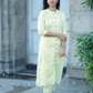 Tangerine Green with Citrus Purch printed Viscose Co Ords