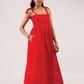 Lover's Edit Red Spaghetti Dress With Back Smock