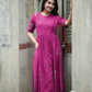 Solstice Maroon with Muted Muse Maternity and Feeding Dress