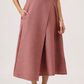 Rosaire Scallop Crop Top And Skirt