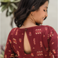 Jade Brown with Tribal Noir printed Viscose Kurta