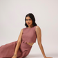 Rosaire Scallop Crop Top And Skirt