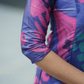 Lucid Violet with Orchid Cherry Silk Blend Co ord set