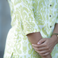 Tangerine Green with Citrus Purch printed Viscose Co Ords