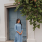 Untamed Blue with Nomadic Spirit printed Viscose Co-ords