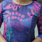 Lucid Violet with Orchid Cherry Silk Blend Co ord set