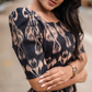 Horizon Black with Dark Desire printed Linen Blend Dress