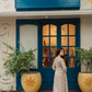 Rinth Green with Whimsical Bloom printed Linen Blend Co-ords