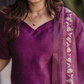 Niloufer Pink printed 2 Piece Muslin Shimmer Silk Kurta with Dupatta