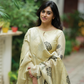Yellow Pure Radiance 2 Piece printed Silk Blend Kurta with Dupatta
