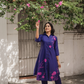 Purple Haze floral printed Linen Blend Co-ords
