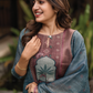 Hariyali Green printed 2 Piece Linen Shimmer Kurta with Dupatta