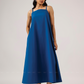 Ocean Eyes Blue Spaghetti Dress