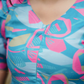 Geo Bloom Blue Maternity and Feeding dress