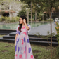 Entwine Pink with Florenza pirnted Maternity and Feeding Viscose Dress