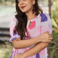 Entwine Pink with Florenza pirnted Maternity and Feeding Viscose Dress