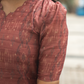 Neeli Red printed 2 Piece Shimmer Butti Kurta with Dupatta