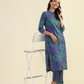 Indigo Muted Theory Viscose Printed Co-ords