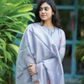 Lavender Lotus Alchemy printed 2 Piece Tissue Blend Kurta with Dupatta