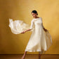 Amaya White Ethereal Suit set with Hand embroidery