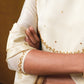 Amaya White Ethereal Suit set with Hand embroidery