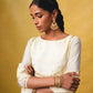 Amaya White Ethereal Suit set with Hand embroidery
