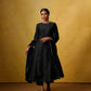 Andam Black Party Wear Suit Set with Hand embroidery