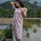 Bloomin Pink Viscose Printed Kurta