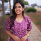 Bloom Theory Violet Printed Feeding and Maternity Wear