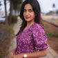 Bloom Theory Violet Printed Feeding and Maternity Wear