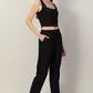 Black Straight Pant