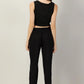 Black Straight Pant