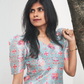 Blue Sapphire Silk Slub Kurta
